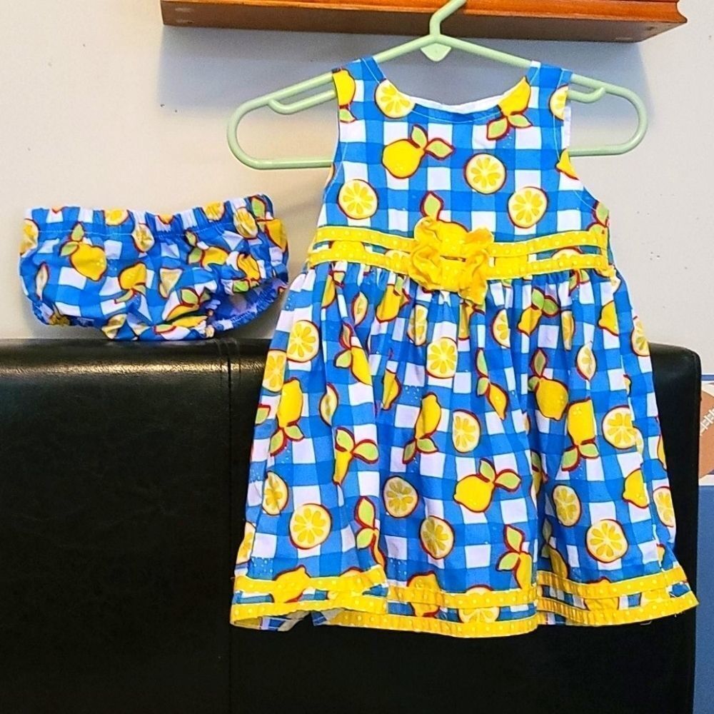 Nannette baby lemon outfit